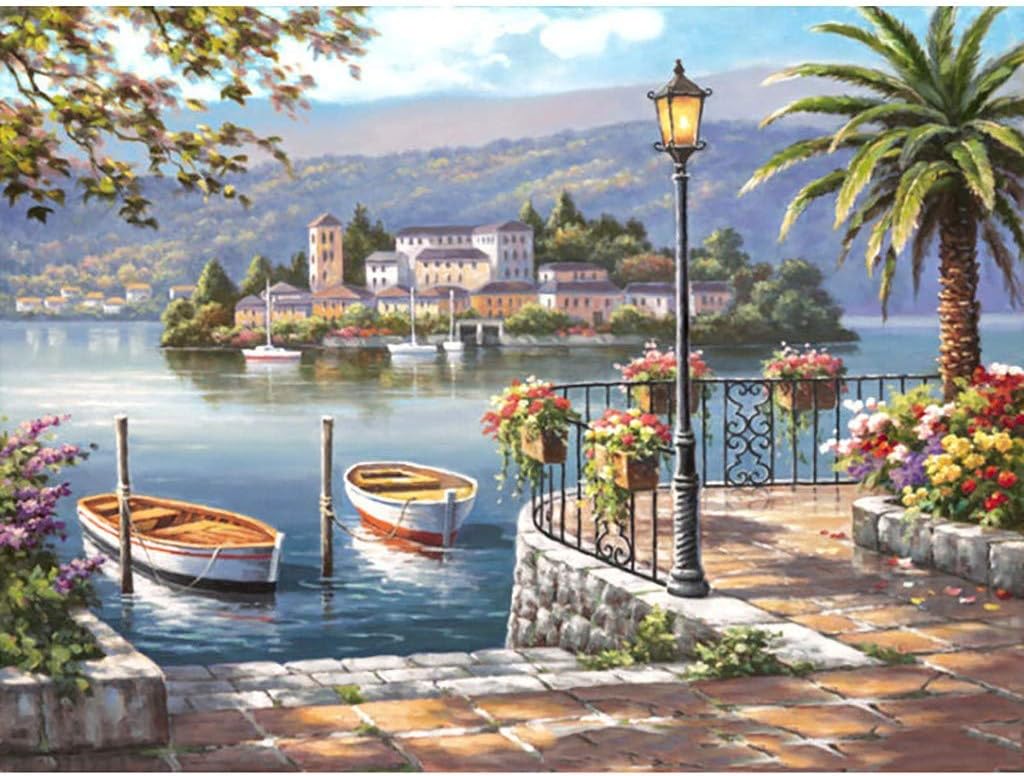 Paint by Number Kits Canvas DIY Oil Painting for Kids, Students, Adults Beginner with Brushes and Acrylic Paints, Diy Home Decors Personalized Birthday Gift Fun Toys