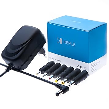 Universal 6V 2A Netzteil Adapter l 6volt 2000mA (12W) AC DC Hohlstecker Steckernetzteil | Ersatznetzteil Ladegerät Stromkabel
