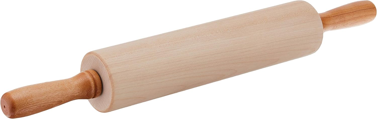 J.K. Adams 12-Inch-by-2-3/4-Inch Maple Wood Medium Gourmet Rolling Pin: Kitchen & Dining