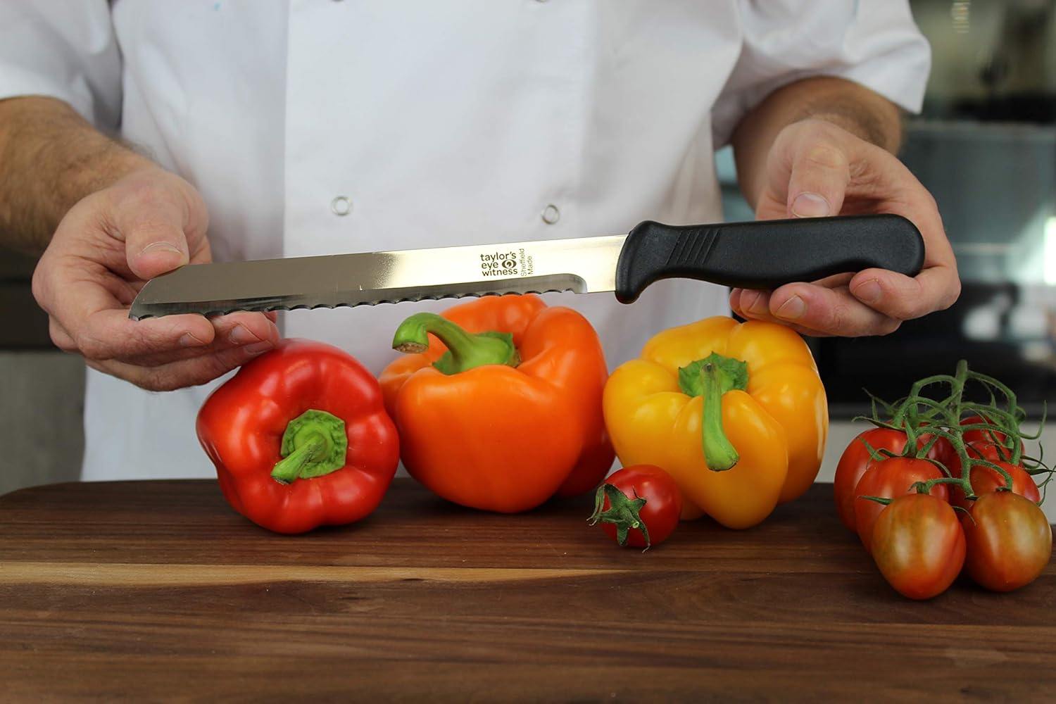 Taylors Eye Witness Sheffield Made Cuchillo de pan dentado: filo ...