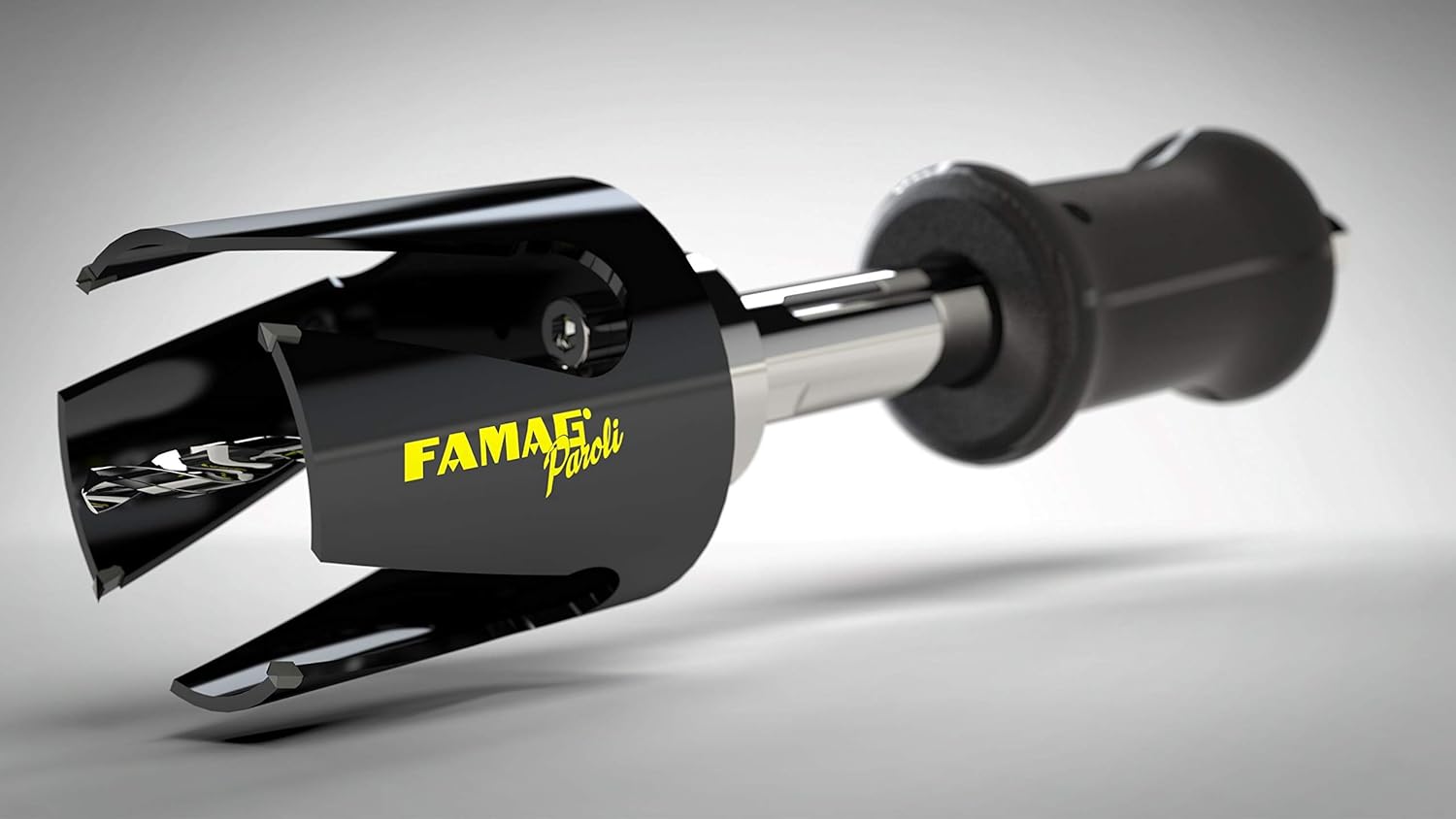FAMAG 2166606 Pumpshank® incl. 3 adapters and HSS-G Centre Drill, Metal, Pumpshank mit 1 Adapter & HSS-Vorbohrer - Image 4