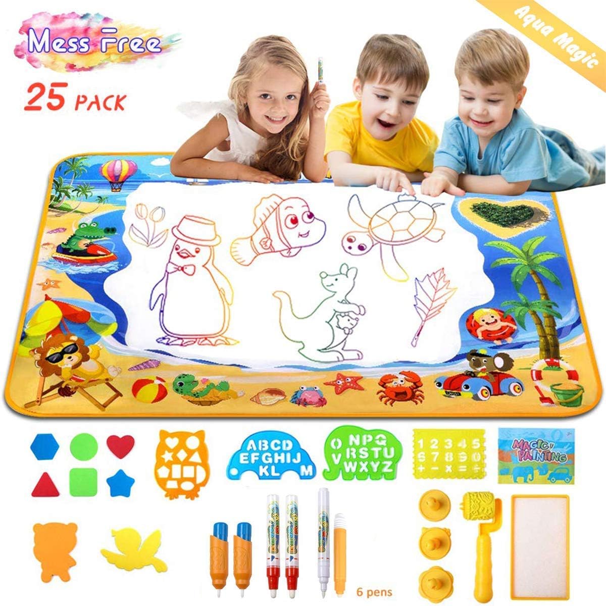 kids Painting Board toys with Extra Pens Stamps & Drawing Accessories