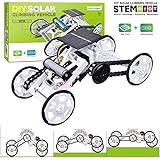 Kids DIY Car Toys Stem 4wd Motor Climbing Vehicles Electric Solar Science Mechanical Construction Truck Toy Kit Building…