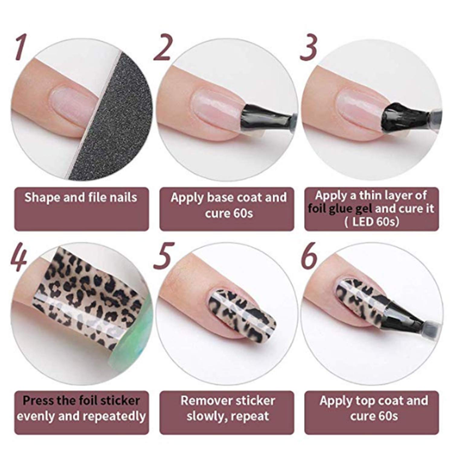 Beetles Nail Art Foil Glue Gel for Foil Stickers Nail Glue Transfer Tips Star Glues Nail Art Manicure DIY LED Lamp Required Soak Off 15ML 2 Bottle : Beauty