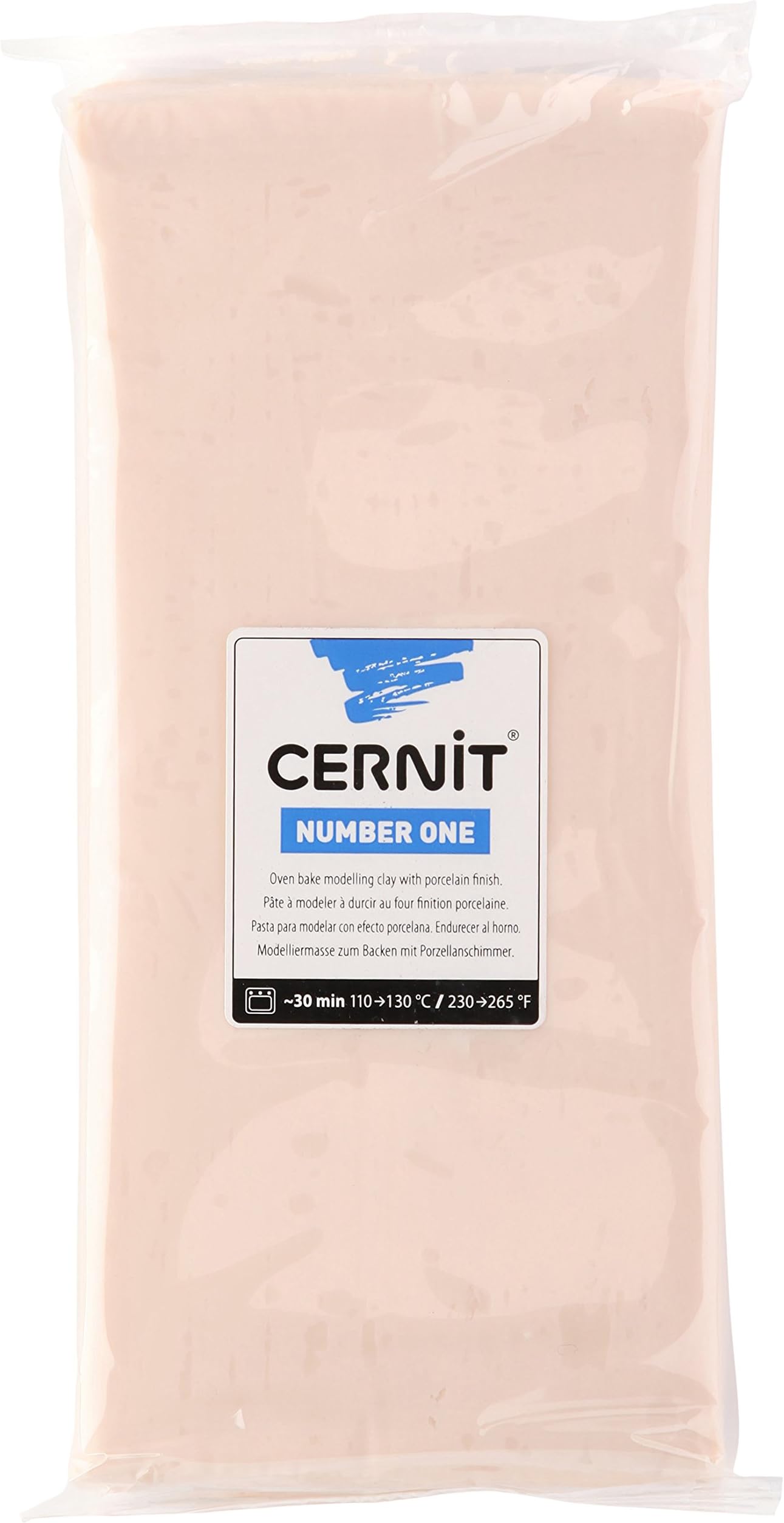 Cernit 1-Piece Clay N1 500 G Carnation, Carnation