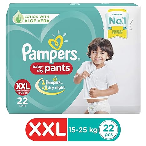 Pampers New Diapers Pants, XXL (22 Count)