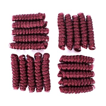 Amazon Com 20 Inch Crochet Braiding Hair Wig Medium Spiral