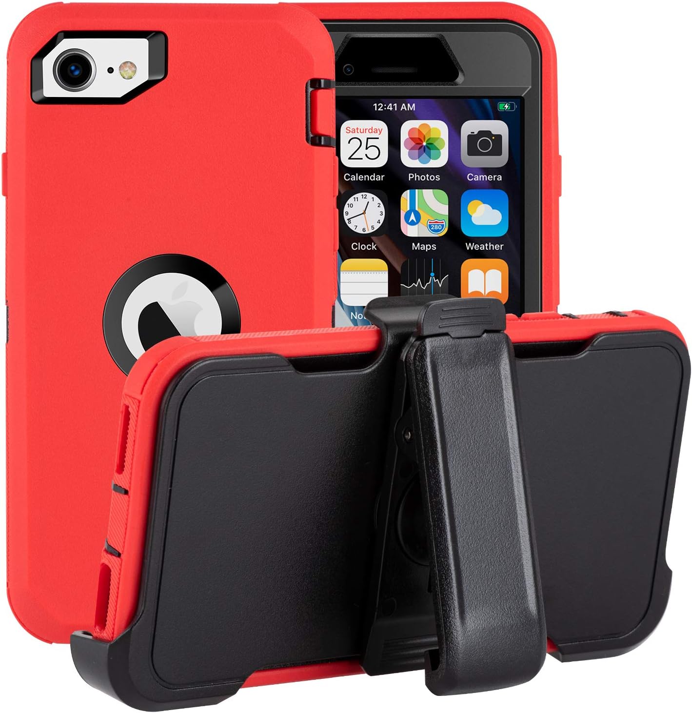 iPhone SE 2020 Case,MFcase Heavy Duty Case,4 in 1 Full Body