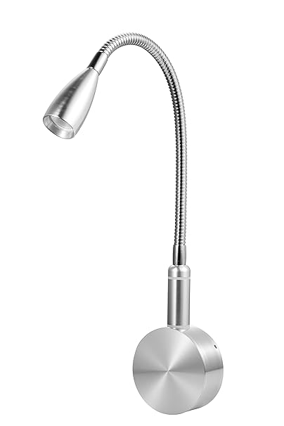 Meanyee Berührungsschalter Stufenlose Dimmbare Flexible Schwanenhals Leselampe Wandhalterung Wandlampen Nachttischlampe Augen