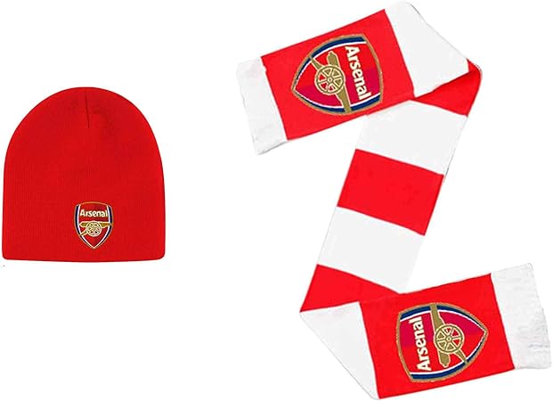 arsenal hat and scarf set