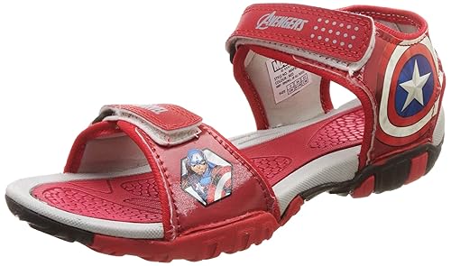 Boy's Sandals-3 UK (35 EU) (4 US) (MAPBSS2124_Red)