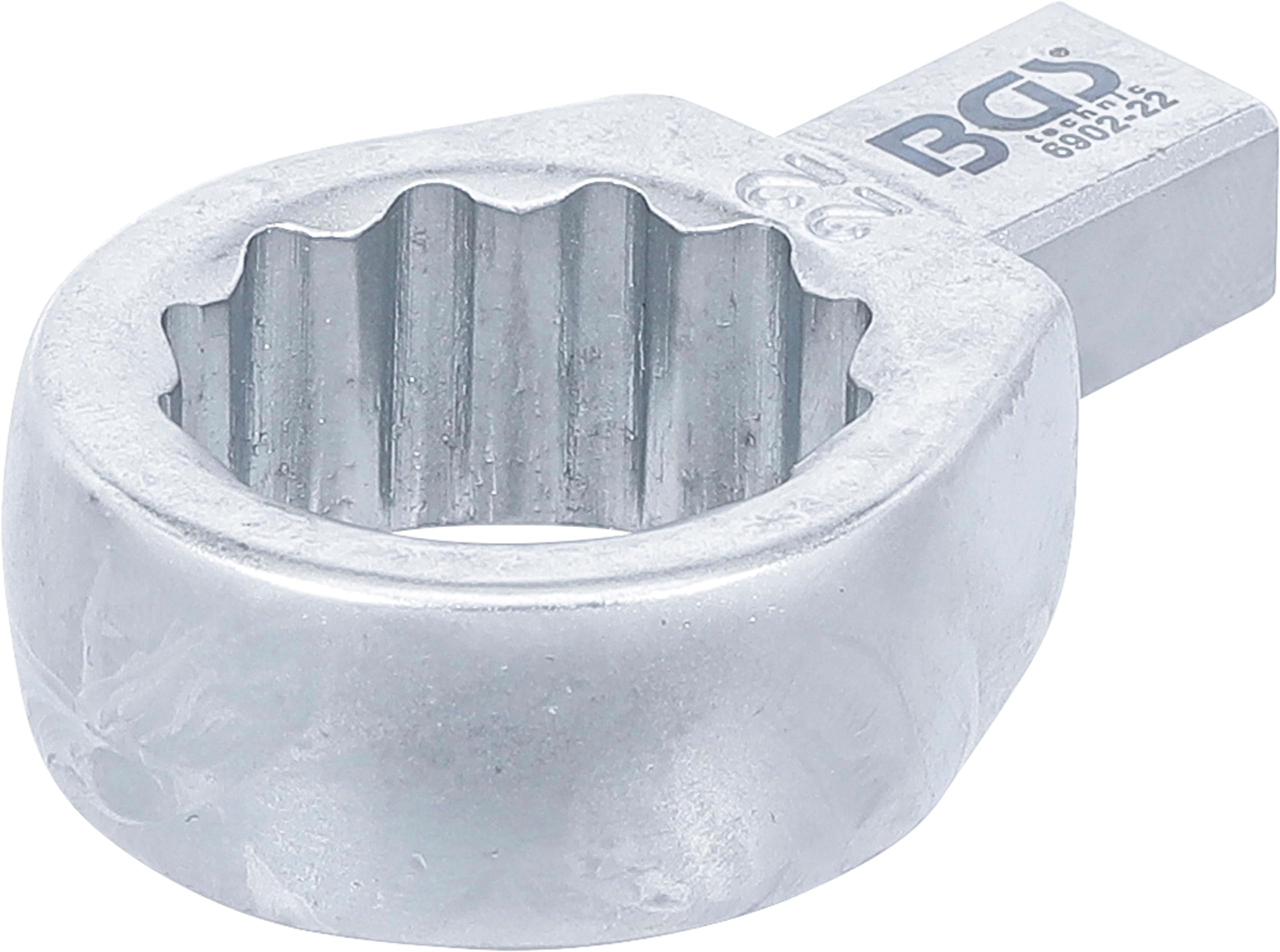 BGS 6902-22 | Push Fit Ring Spanner | 22 mm | Square Size 9 x 12 mm