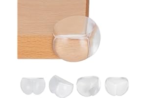 BÉBÉ EARTH Bebe Earth Baby Proofing Corner Protectors, 12 Furniture Corner Guards Bumpers for Table - Clear Child Safety Protector for Home, New Parents and Couples