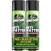 Sprayman Anti Spatter Welding Spray - (2x12.3 oz) Welding Anti-Adhesion Protection for Nozzles &amp; Torches, Suitable for TIG and MIG, Prevents Weld Splatter, Non-Flammable After Use | 2 Pack