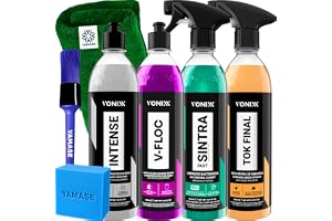 Limpeza Automotiva Completa Shampoo V-floc Revitalizador Intense Cera Tok Final Limpador Sintra Fast Pano Vonixx | Shampoo V-floc, Revitaliz