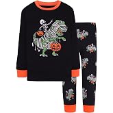DAUGHTER QUEEN Boys &amp; Girls 100% Cotton Halloween &amp; Christmas PJS 18M-12Y | Soft, Breathable, Comfortable, Tagless, Snug Fit, Festive, Great for Gift Giving
