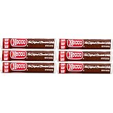 Necco Wafers Original Chocolate Flavored Hard Candy Rolls - Bundle of 6 Rolls, 2.02oz