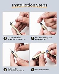 Tarlido Engraving Pen, USB Rechargeable Cordless