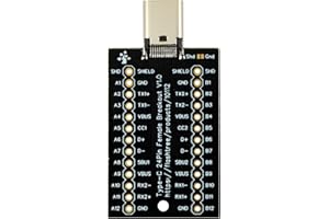 naughtystarts USB Type-C Breakout Board Female Plug 24 Pin Full Pins Output Gold Plated PCB USB C Port Replacement