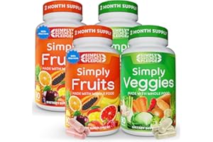 Simply Nature's Pledge - Packed with 42 Different Fruits & Vegetables - 2-Month Supply - Made with Real, Non-GMO Whole Foods - Supports Energy & Overall Wellness - Soy-Free - 360 Capsules