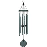 Corinthian Bells 30 Inch Green Wind Chimes for Outside, Outdoor Garden Wind Chime with Relaxing Sound, Made in USA