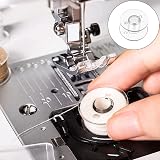 zoerbufan 20 Pcs Transparent Sewing Machine Bobbins with Storage Case view 4