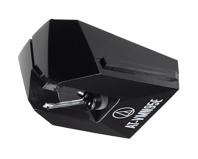 Audio-Technica AT-VMN95EBK Elliptical Replacement Turntable Stylus for AT-VM95 Series Cartridges, Compatible with AT-LP120X Series, AT-LP3XBT, AT-LPW40, AT-LPW50, AT-LP5X, AT-LP8X, Black