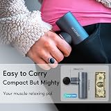 arboleaf Mini Massage Gun Deep Tissue 4 Heads 5 Speeds USB-C 60lb view 5