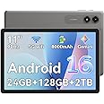 VekfulPC Android 16 Tablet 11 Inch, 24GB RAM (6+18 Expansion) + 128GB ROM (2TB TF Support), 90Hz IPS Display, 8000mAh, Entert