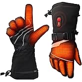 VUBAXRO Heated Gloves for Men Women Rechargeable Heated Gloves Waterproof and Windproof Gloves for Winter Outdoor Work Skiing