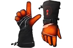 VUBAXRO Heated Gloves for Men Women Rechargeable Heated Gloves Waterproof and Windproof Gloves for Winter Outdoor Work Skiing