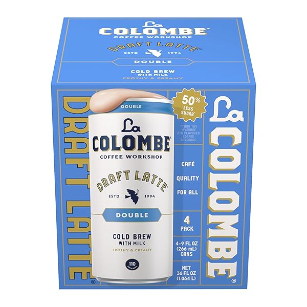LA COLOMBE, LATTE DRAFT ORIGINAL, 4 PACK, 9...