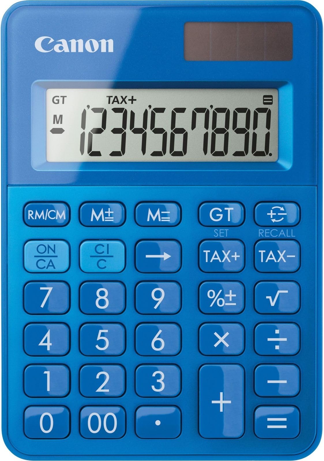 Canon LS-100K Calculator (Blue) - 10-digit display with tax function