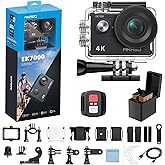 AKASO EK7000 4K30fps Action Camera - 131ft Waterproof Camera with EIS 4X Zoom Remote Control Ultra HD 20MP Underwater Camera 