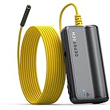 Wireless Endoscope, DEPSTECH Upgrade 5.0MP HD Inspection Camera, Scope Camera with Light, 16 inch Focal Distance, Semi-Rigid