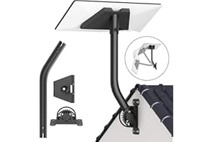 PICURA Starlink Gen 3 Mount, 180° Adjustable Starlink Mounting Kit, Heavy Duty Pivot Starlink Wall Mount, Starlink Pole Mount for Gen 3