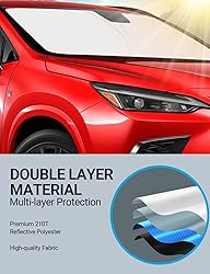 Proadsy 2024 Upgrade Front Windshield Sunshade