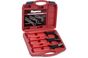 Reywoo Hand Seamers Sheet Metal Tools, 3 Pieces Sheet Metal Bender for Bending and Flattening Sheet Metal, Straight Jaw, 45°, and 90° Metal Bending Tool with Tool Box Storage Case