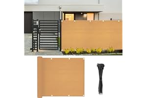 Balcony Privacy Screen,3ftx16.4ft Deck Privacy Screen Outdoor Mesh Windscreen Privacy Screen Patio UV-Resistant Visibility Re