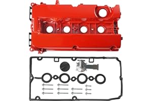 FRONEZER Aluminum Engine Valve Cover Kit with Gasket, Bolts, Oil Filler Cap Compatible with 2011-2016 Chevy Cruze, 2012-2018 Sonic, 2013-2020 Trax, 2009-2011 Aveo Aveo5 1.6L 1.8L Replace# 55558673 55564395