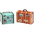 Appletree Design Road Trip Luggage Salt and Pepper Set, 2-3/8-Inch, 1-3/4-Inch