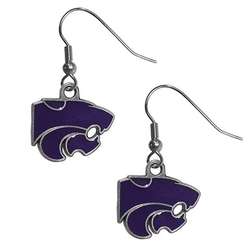 NCAA Siskiyou Sports Womens Kansas State Wildcats Dangle Earrings One Size Team Color