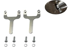 YHB Rear Bar Pin Flag Nut Compatible with 1984-2001 Jeep Cherokee XJ 4WD 2WD - Fix Rear Upper Shock Mount