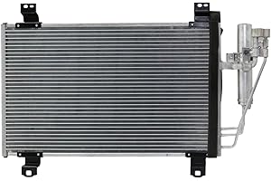 SUNBELT RADIATORS A/C AC Condenser Compatible With Mazda Toyota Fits 16-21 Yaris CX-3 iA 2.0L