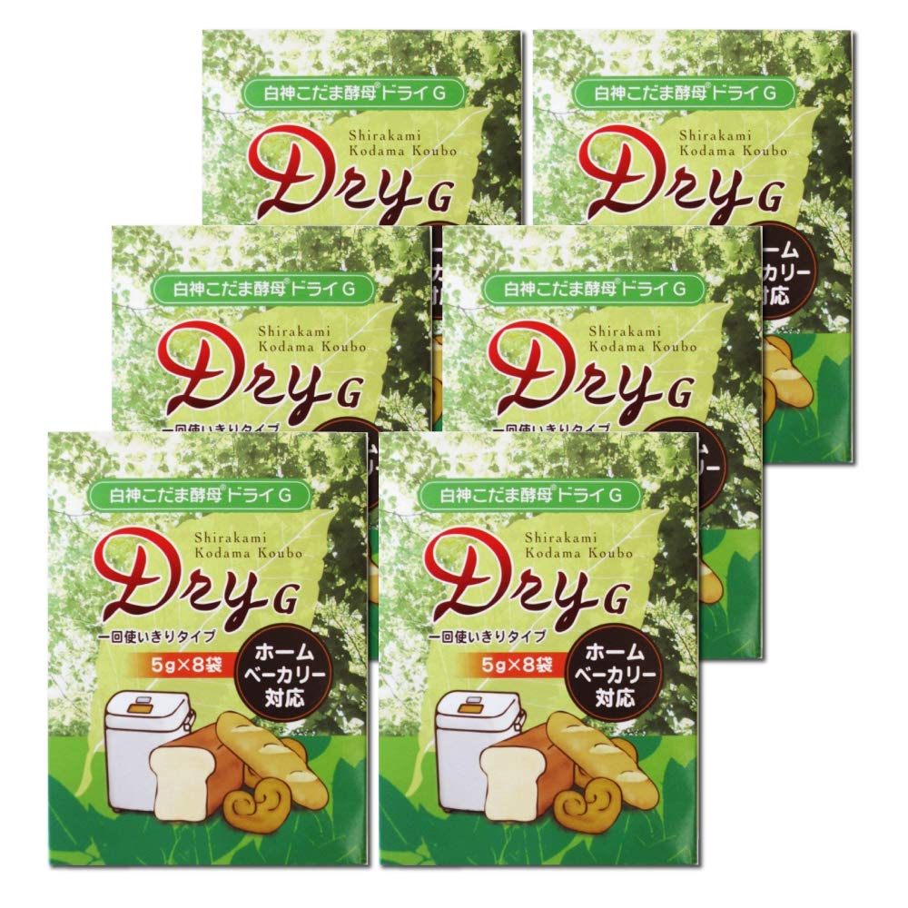 パイオニア企画 白神こだま酵母ドライG 40ｇ (5g×8袋) × 6個商品画像