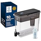 Brita UltraMax Large Water Dispenser with 1 BritaPlus Filter, 27 Cup Capacity, Black (Package May Vary)