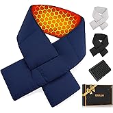 Wulcea Graphene Heated Puffer Scarf for Men Women Rapid Heating Long-Lasting 5V2A 6000mAh Battery