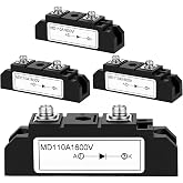 Yexiya 1 Pcs MD 110A (100A)-16 Solar Diode, Anti Reverse One Way Diode | Use Voltage Range: AC - 400VAC; DC 3-1000V; Applied in Photovoltaics, Solar Energy Panels 12V 24V 48V