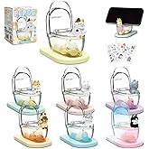 Cat Blind Box - Cat Figurines Phone Stand Blind Box 1PC Random Mini Toilet Figures Phone Holder Birthday Gift for Cat Lovers, Cell Phone Stand for Desk Decor, Cute Desk Accessories Mystery Bag