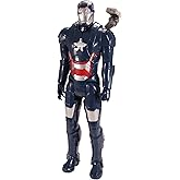 Marvel Iron Man 3 Titan Hero Series Avengers Initiative Movie Series Iron Patriot Action Figure, 12-Inch
